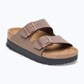 Шльопанці BIRKENSTOCK Arizona Flex Platform Birko-Flor mocca