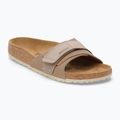 Жіночі шльопанці BIRKENSTOCK Oita W LENB/LEVE вузькі сірі 9