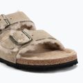 Шльопанці BIRKENSTOCK Arizona Shearling SL Narrow taupe 7