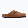 BIRKENSTOCK Boston LEOI Вузькі коньячні шльопанці 2