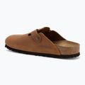 BIRKENSTOCK Boston LEOI Вузькі коньячні шльопанці 3