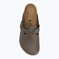 Шльопанці BIRKENSTOCK Boston NL Regular smooth leather concrete gray 5
