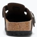 Шльопанці BIRKENSTOCK Boston NL Narrow smooth leather concrete gray 6