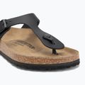 Шльопанці BIRKENSTOCK Gizeh NL Регулярні чорні шльопанці 7