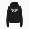 Жіночий флісовий світшот Reebok Identity з великим логотипом чорний 4