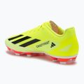 Кросівки футбольні чоловічі adidas X Crazyfast Club FxG team solar yellow/core black/cloud white 3