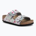 Шльопанці дитячі BIRKENSTOCK Arizona BF Narrow electric metallic dots silver