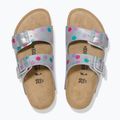 Шльопанці дитячі BIRKENSTOCK Arizona BF Narrow electric metallic dots silver 3