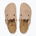 Шльопанці BIRKENSTOCK Boston Suede Leather sandcastle 4