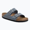Шльопанці BIRKENSTOCK Arizona Soft Footbed Oiled Leather Narrow elemental blue