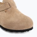 Шльопанці BIRKENSTOCK Boston Suede Leather sandcastle 7