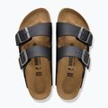 Шльопанці BIRKENSTOCK Arizona Birko-Flor black/light gray 3