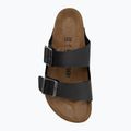 Шльопанці BIRKENSTOCK Arizona Birko-Flor black/light gray 5