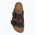 Шльопанці BIRKENSTOCK Arizona BF Narrow velvet gray/black 5