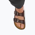 Шльопанці чоловічі BIRKENSTOCK Arizona Crosstown Oiled Leather Regular habana/black 8