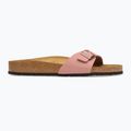 Жіночі шльопанці BIRKENSTOCK Madrid Birkibuc Narrow рожевий глина 2