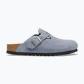 Шльопанці BIRKENSTOCK Boston Suede Leather stone blue 2