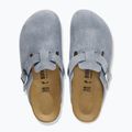 Шльопанці BIRKENSTOCK Boston Suede Leather stone blue 4