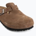 Шльопанці BIRKENSTOCK Boston Suede Leather dark tea 7