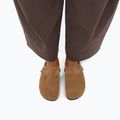 Шльопанці BIRKENSTOCK Boston Suede Leather dark tea 7