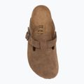 Шльопанці BIRKENSTOCK Boston Suede Leather dark tea 5