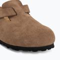 Шльопанці BIRKENSTOCK Boston Suede Leather dark tea 7