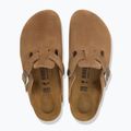 Шльопанці BIRKENSTOCK Boston Suede Leather dark tea 4