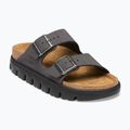 Шльопанці BIRKENSTOCK Arizona Chunky Birkibuc velvet gray