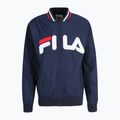 Чоловіча куртка FILA Logrono Logo Bomber чорного кольору з райдужною оболонкою 5