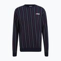 Чоловічий світшот FILA Lobito Pinstriped Crew чорний ірис / двоколірний в смужку 5