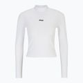 Лонгслів жіночий FILA Linnuse Cropped Turtle Neck bright white