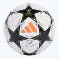 М'яч футбольний adidas UCL Finale League Box 24/25 white/black/platinum metallic/team solar yellow розмір 4 2