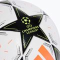 М'яч футбольний adidas UCL Finale League Box 24/25 white/black/platinum metallic/team solar yellow розмір 4 4