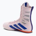 Кросівки боксерські adidas Box Hog 4 almost pink/lucid blue/impact orange 3