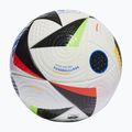 М'яч футбольний adidas Ekstraklasa Pro white/black/glow blue розмір 5 2