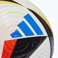 М'яч футбольний adidas Ekstraklasa Pro white/black/glow blue розмір 5 3