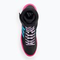 Кросівки боксерські adidas HVC core black/signal cyan/yellow 5