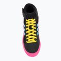Дитяче боксерське взуття adidas Havoc core black/signal cyan/yellow 5