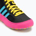 Кросівки боксерські adidas Havoc core black/signal cyan/yellow 7