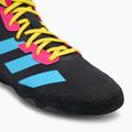 Кросівки боксерські adidas Adizero black/signal cyan/shock pink 7