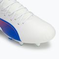Кросівки футбольні чоловічі PUMA King Match MxSG puma white/bluemazing/flat light grey/sunset glow 7