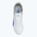 Кросівки футбольні чоловічі PUMA King Pro FG/AG puma white/bluemazing/flat light grey/sunset glow 5