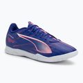 Кросівки футбольні PUMA Ultra 5 Play IT lapis lazuli/puma white/sunset glow