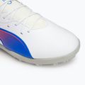 Кросівки футбольні дитячі PUMA King Match TT Jr puma white/bluemazing/flat light grey/sunset glow 7