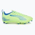 Кросівки футбольні дитячі PUMA Ultra 5 Play FG/AG Jr fizzy apple/puma white 2