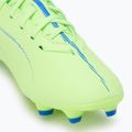 Кросівки футбольні дитячі PUMA Ultra 5 Play FG/AG Jr fizzy apple/puma white 7
