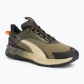 Чоловічі бігові кросівки PUMA Extend Lite Trail landslide темно-оливкові / пума чорні