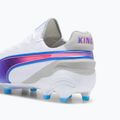 Кросівки футбольні PUMA King Ultimate FG/AG puma white/bluemazing/flat light grey/sunset glow 13