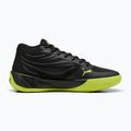 Чоловічі баскетбольні кросівки PUMA Court Pro puma чорний / електричний лайм 3