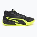 Чоловічі баскетбольні кросівки PUMA Court Pro puma чорний / електричний лайм 2